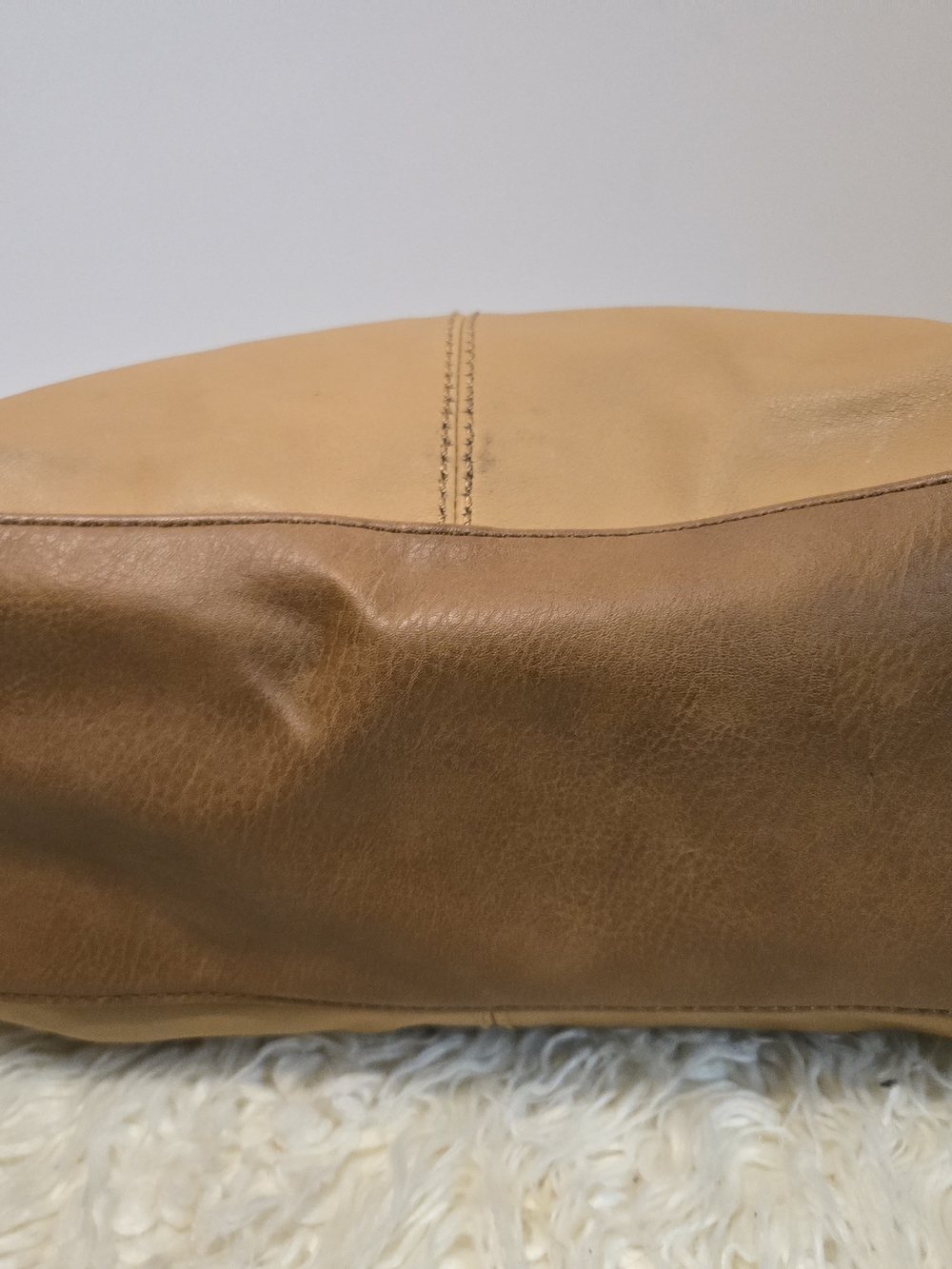 The Sak Leather Tassel Shoulder Bag in Tan - Picture 3 of 10
